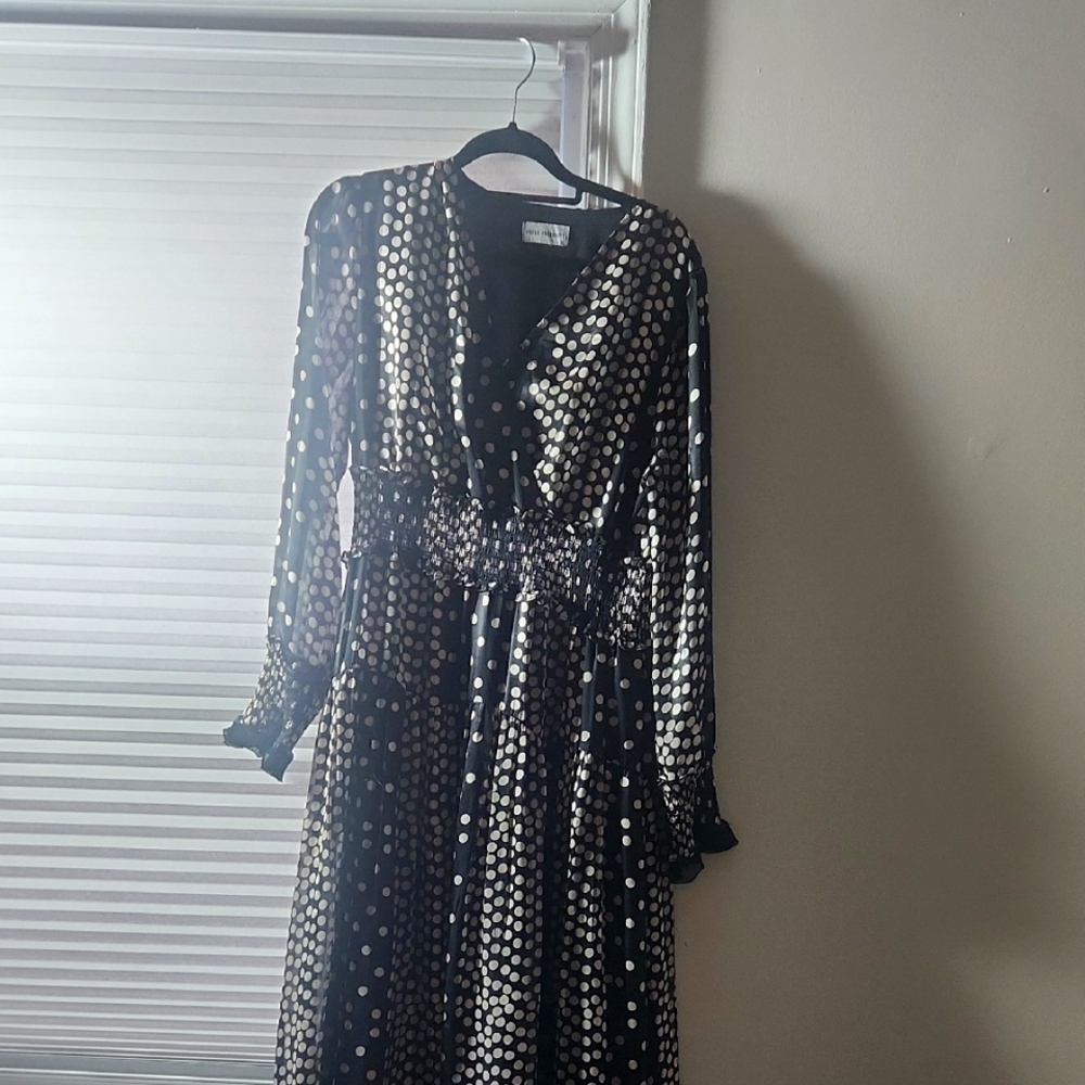 Black Polka Dot Dress by Paper parachute